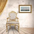thumbnail image 3 of Antonio Jacobsen 24x15 Gold Ornate Framed and Double Matted Museum Art Print Titled - Three Masted Schooner ‘Andrew C. Pierce’ (1905), 3 of 4