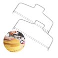 thumbnail image 1 of Cortador nivelador de pastel de 2 capas de acero inoxidable, rebanador de corte de pan ajustable, accesorios de cocina, herramienta para hornear, 1 of 5