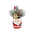 thumbnail image 3 of Flora Bunda CH2070E Xmas Mix in Santa Ceramic Pot 3X3X4, 3 of 3