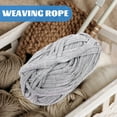 thumbnail image 5 of FONDOTIN Braided Yarns for Crocheting 4 Rolls Grey 16X2.4in Polyester for Handicraft Enthusiasts, 5 of 8