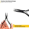 thumbnail image 5 of Microlinks Hair Extensions Kit, Hair Extension Closer and Removal Pliers,  Beads Pulling Hook & Microbead Loop Tool,  Links  Rings Bead 200 count(Black), 5 of 7