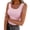🔥 Pink, variant on Sentmoon Women's Tops Slim Fit Sleeveless Women's Blouse Solid Color Crew Neck Women's Summer Clothes Breathable Stylish for Travel and Vacation XXL