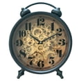 thumbnail image 1 of Yosemite Home Decor 5120010 Black & Brass Gear Table Clock, 1 of 4