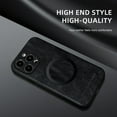 thumbnail image 6 of ELEHOLD PU Leather Case For iPhone 15 Pro Max Slim Magnetic Shockproof Cover, [MagSafe Compatible], [Lens&Screen Protection], Drop protection Case - Black, 6 of 11