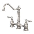 thumbnail image 1 of Americana 2AM500-BN Americana Two Handle Kitchen Bridge Faucet - Brushed Nickel, 1 of 1