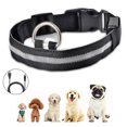 thumbnail image 2 of LED Dog Collar, Luminous Dog Collar, Rechargeable and Adjustable In Length, Waterproof Safety Pet Collar for Dogs and Cats Black S, 2 of 8