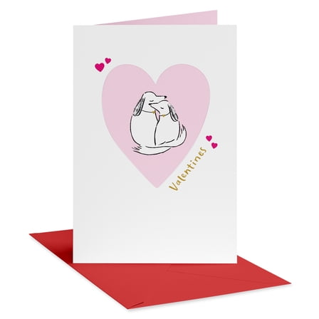 American Greetings Romantic Valentine's Day Card for Anyone (Dogs in Heart)