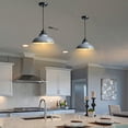 thumbnail image 2 of Claxy White Barn Style Pendant Light Fixtures with Cord, 2 of 7
