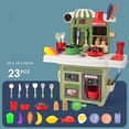thumbnail image 1 of Juego de cocina de simulación Perfecl con sonidos para niños verde, 1 of 8