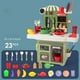 thumbnail image 3 of Juego de cocina Zulema con luces realistas Estante de Postre Juguete verde, 3 of 8
