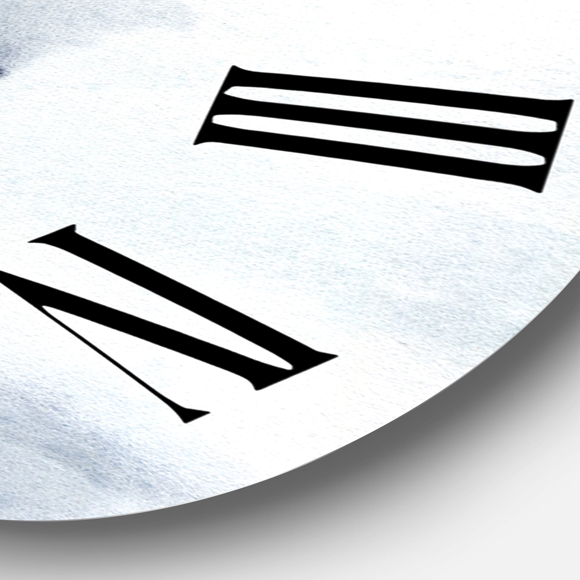 Designart 1 in Quartz Modern/Contemporary Wall Clock