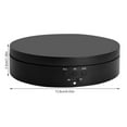 thumbnail image 2 of Electronicheart Tableau d'Affichage Rotation Photo Stand Charge Électrique Mini Platine en Plastique pour le Spectacle de Bijoux, Noir, 2 of 8