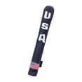 thumbnail image 1 of Maoww PU Golf Alignment Stick Cover Case USA Embroidered Waterproof Holder Premium Blue White, 1 of 9