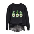 thumbnail image 2 of Up to 65 off!Lolmot St Patricks Day Sweatshirt Women Causal Fleece Lined Pullover Tops Cute Gnomes Shamrock Print Blouse Irish Festival Holiday Tee Long Sleeve Tops, 2 of 4
