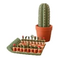 thumbnail image 1 of 3D Printed 32PCS Cactus Chess Board Set Roll-Up Portable Cactichess Chess, 1 of 5