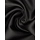 thumbnail image 5 of Conjunto de pijama de satén para mujer INSPIRE CHIC, camiseta de manga corta tipo pulóver con pantalones cortos, ropa de dormir XS negra, 5 of 6