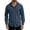 Blue, variant on Mens Button-Up Oxford Cloth Utility Shirt Jacket Hooded Workwear Long Sleeve Outerwear 1-Pack