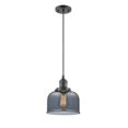 thumbnail image 4 of Innovations Lighting  Franklin Restoration Bell - 1 Light 8" Cord Hung Mini Pendant Oil Rubbed Bronze/Plated Smoke, 4 of 5