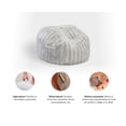 thumbnail image 4 of Little Puff Luuna Ice, Cómodo, Relleno de Espuma, Ajustable, Tamaño Pequeño, 4 of 5