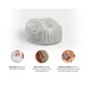 thumbnail image 4 of Little Puff Luuna Ice, Cómodo, Relleno de Espuma, Ajustable, Tamaño Pequeño, 4 of 5