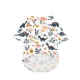 thumbnail image 4 of Dog Shirt for Large Dogs Dog Tshirts for Large Dogs Large Dog Shirt All Over Playful Dinosaur Print Pet Apparel Lightweight Breathable Casual Pet Clothes for Daily Outdoor Walks,, 4 of 5