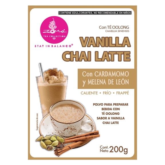 Polvo para preparar bebida Zoma Oolong Chai Latte 200 gr