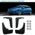 thumbnail image 5 of Custom No Drill Mud Flaps For Chevrolet Cruze 2009-2015, Splash Guards Molded Front And Rear Set 4Pcs-Black, 5 of 5