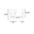 thumbnail image 4 of 32392OFSBRPN Maxim Lighting Uptown - Two Light Wall Sconce, 4 of 5