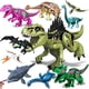 thumbnail image 2 of Bloques de construcción de dinosaurios de Jurassic World, Brutal Raptor T-Rex, Triceratops, Indominus Rex, modelo de dinosaurio Velociraptor, figuras de ladrillos, juguetes, 2 of 5