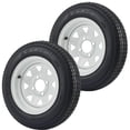 thumbnail image 3 of Gravee 2 Pack 4.80-12 4.80x12 480-12 4.80-12 Trailer Tires with 12'' Rims, 4 Lug on 4'', Load Range C, 6PR (480-12 with 4lug), 3 of 8