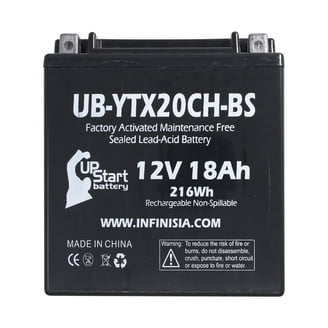 UpStart Battery UB-YTX20CH-BS Replacement for 2009 Kawasaki VN1700