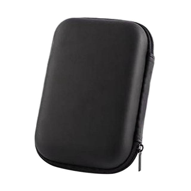 Funda de Disco Duro de 2,5 Pulgadas a Prueba de Golpes para Discos Duros Negro Sunnimix estuche de transporte para disco duro