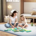 thumbnail image 3 of Spaco 11-in-1 Dinosaur Activity Wall Panel, Xylophone, Abacus, Fine Motor Skill Training, Green, 3 of 8