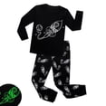 thumbnail image 1 of Nueva moda, pijamas que brillan en la oscuridad para bebés, niñas, niños, conjuntos de Pijama de copos de nieve, pijamas de Navidad, ropa de casa para niños, trajes, 1 of 4