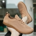 thumbnail image 6 of Men's Casual Shoes Couple Wide Toe Low Top Lace Up On Lightweight Athletic Walking Fitness Outdoor Sport Sneakers, 6 of 7