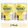 (2 pack) NIDO Fortificada Dry Whole Milk Powder with Vitamins A, C, D, Iron & Calcium, 56.4 oz Canister