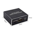 thumbnail image 2 of Convertidor extractor de audio HDMI 4K, convertidor HDMI a SPDIF | HDMI a HDMI y SPDIF óptico con soporte estéreo de 3,5 mm 3D, 1080p, 2 of 6