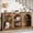 Rustic Brown, variant on Tribesigns Farmhouse Console Table, 63-inch 3 Tier Entryway Table with Storage, Wooden Sofa Console Behind the Couch for Hallway, Rustic Brown
