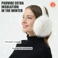 thumbnail image 6 of KitchenKey  Women Winter Ear Muffs Fluffy Faux Fur Earmuffs Foldable Ear Warmer Girls Soft Ear Covers, 6 of 11
