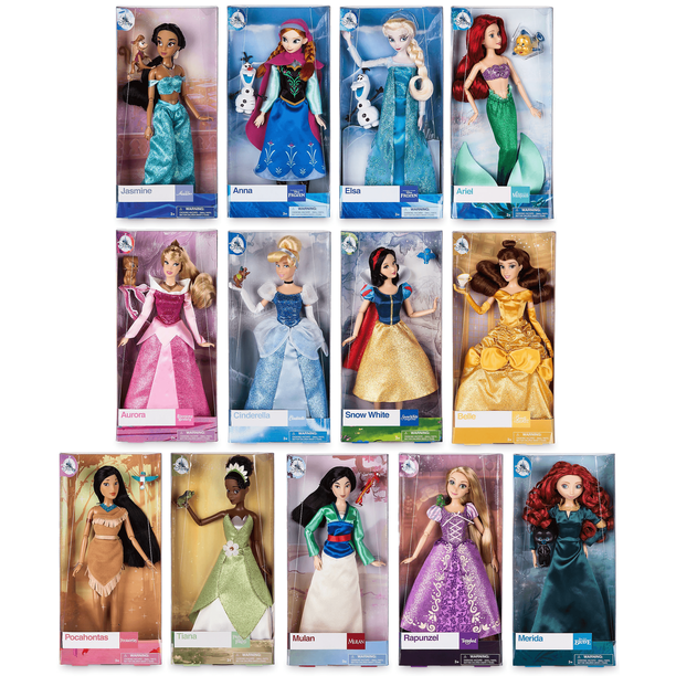 2017 Series Disney Princess 12" Classic Doll Animal Friends Magical