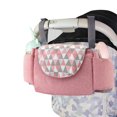 thumbnail image 2 of Bolsa organizadora para cochecito, multifuncional, con portavasos aislante, para guardar biberones, pañales, teléfono, llaves, juguetes y artículos para bebé., 2 of 8