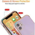 thumbnail image 2 of for iPhone 11 Case, Slim Shockproof Electroplated iPhone 11 Protective Phone Case, Purple, 2 of 10