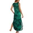 thumbnail image 6 of Women's Casual Summer Sleeveless Dress Loose Split Maxi Dresses with Pockets, 6 of 6