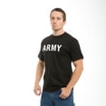 thumbnail image 3 of S25-AT-BLK-02 Classic Military T-Shirt, Army Text, Black, Medium, 3 of 3
