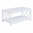 thumbnail image 1 of Convenience Concepts Diamond Table Basse Rectangulaire, Fini Bois Blanc, 1 of 6