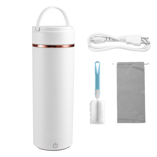 Mini Electric Kettle Portable Travel Tea Kettle with 6 Variable Presets 500mL 316 Stainless Steel Auto Shut-Off US Plug