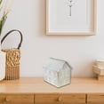 thumbnail image 3 of Gold And White Gingerbread Metal House, 3 of 3