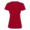 thumbnail image 2 of Fruit of the Loom Women's V-Neck Short Sleeve Basic T-Shirt L39VR, 2 of 4