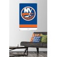 thumbnail image 2 of NHL New York Islanders - Logo 21 Wall Poster with Pushpins, 22.375" x 34", 2 of 6