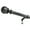 Gunmetal Gray, variant on 1" Adjustable Curtain Rod, 32"-120" Heavy Duty Black Curtain Rod with Classic Ball Finials,Ceiling Mounted Indoor/Outdoor Curtain Rods